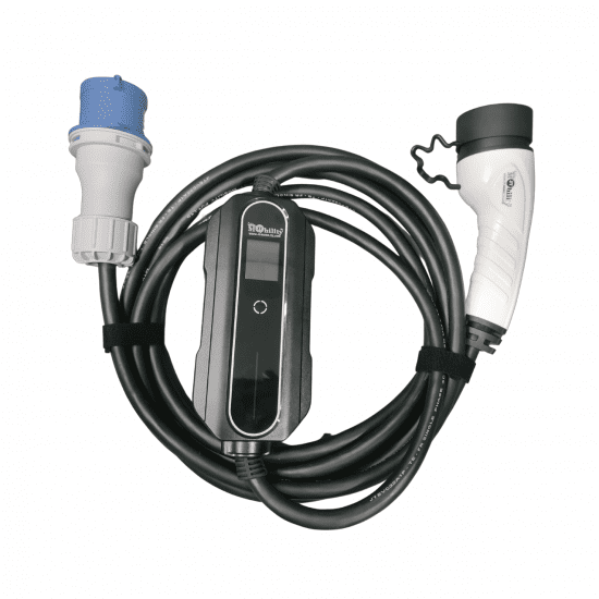 7.3kw Portable Ev Charger Type-2 Ev Charging Cable Iec 62196-2